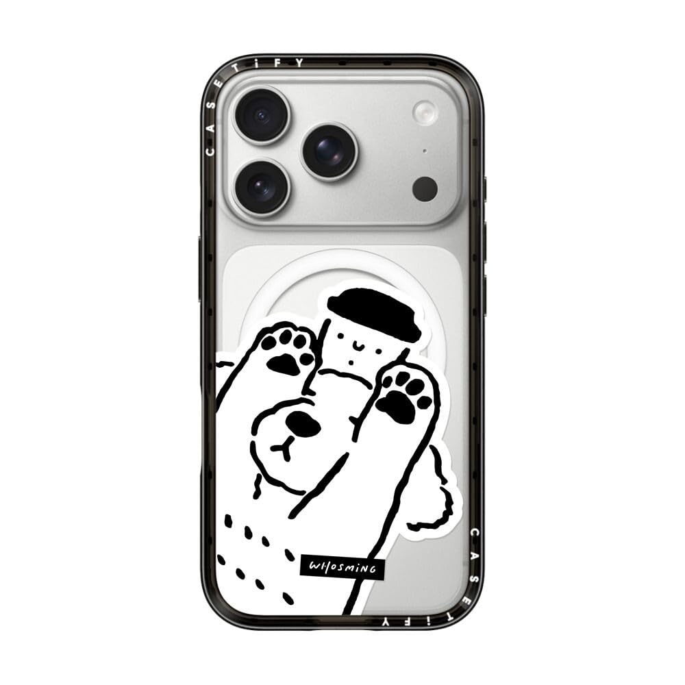 CASETiFY iPhone 17用ホワイトケース Amazon.co.jp: CASETiFY コンパクト iPhone 17 ケース [MagSafe対応